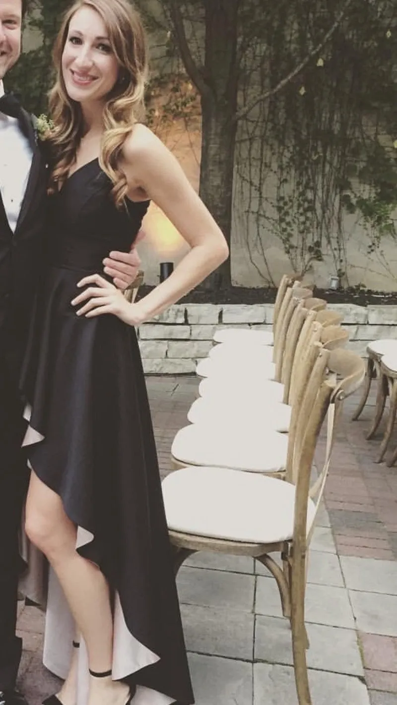 Front Short Back Long Prom Dresses with Inner Skirt