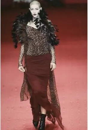 F/W 1997 Dolce & Gabbana Feathered Jacket