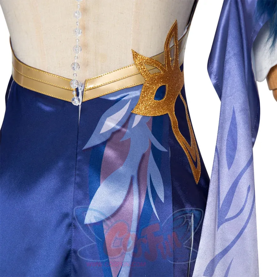 Genshin Impact Ningguang Orchid's Evening Gown Cosplay Costume C00996  A