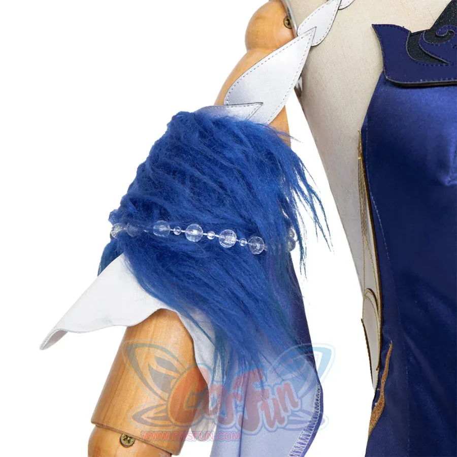 Genshin Impact Ningguang Orchid's Evening Gown Cosplay Costume C00996  A