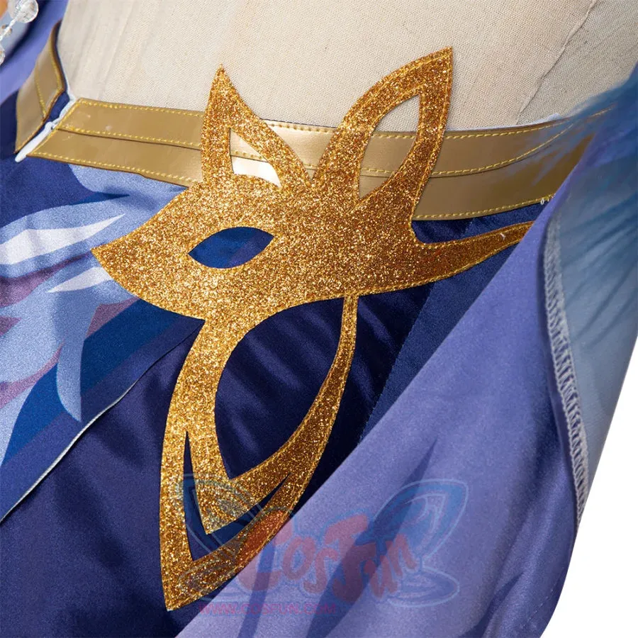 Genshin Impact Ningguang Orchid's Evening Gown Cosplay Costume C00996  A
