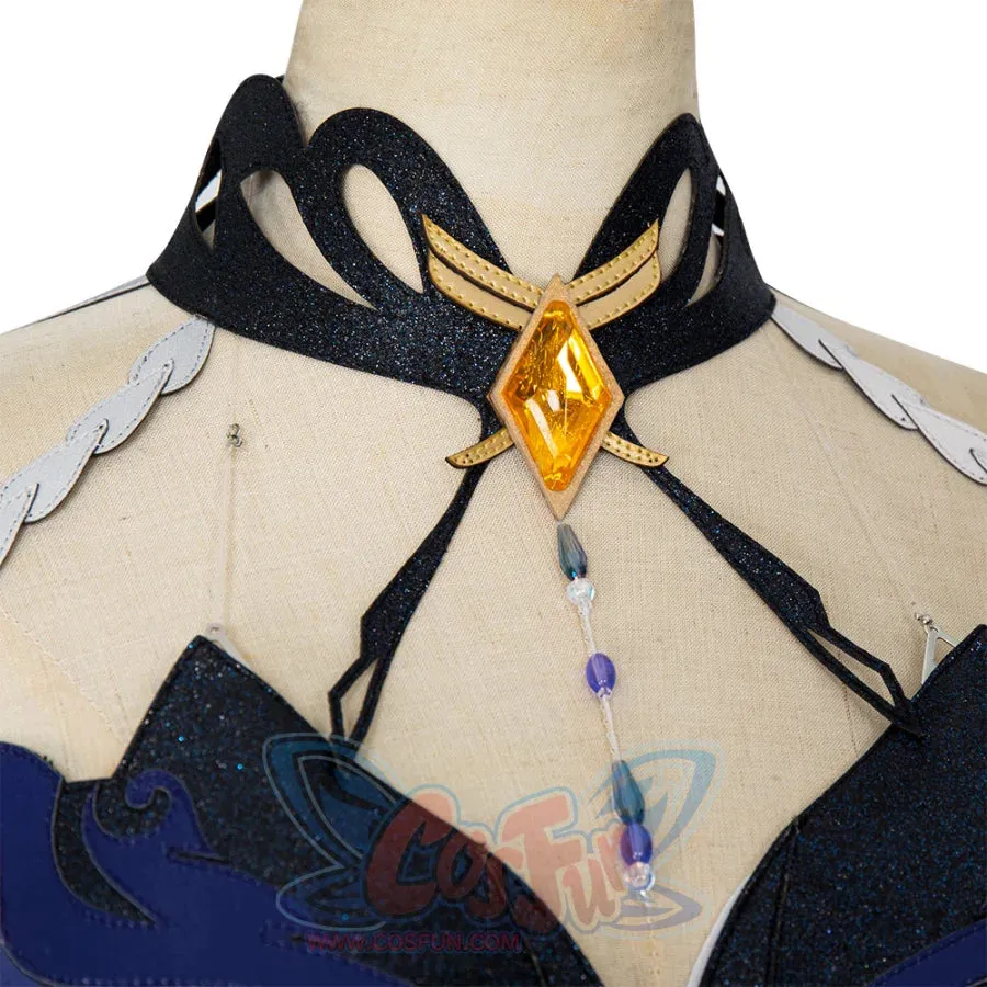 Genshin Impact Ningguang Orchid's Evening Gown Cosplay Costume C00996  A