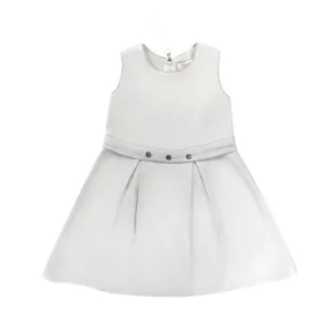 Girls Salma Snap Dress - Cream