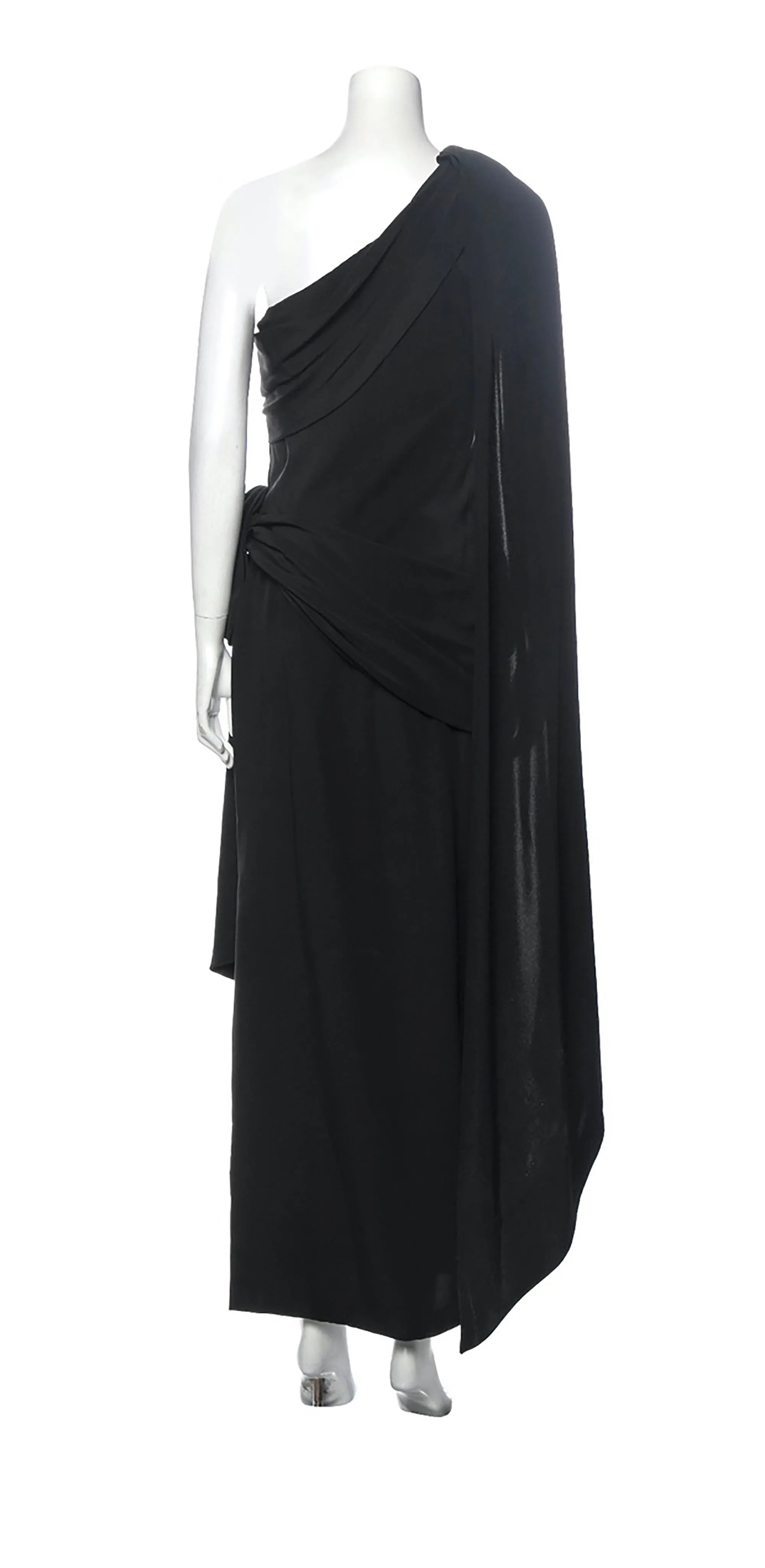 GIVENCHY Haute Couture One Shoulder Evening Gown