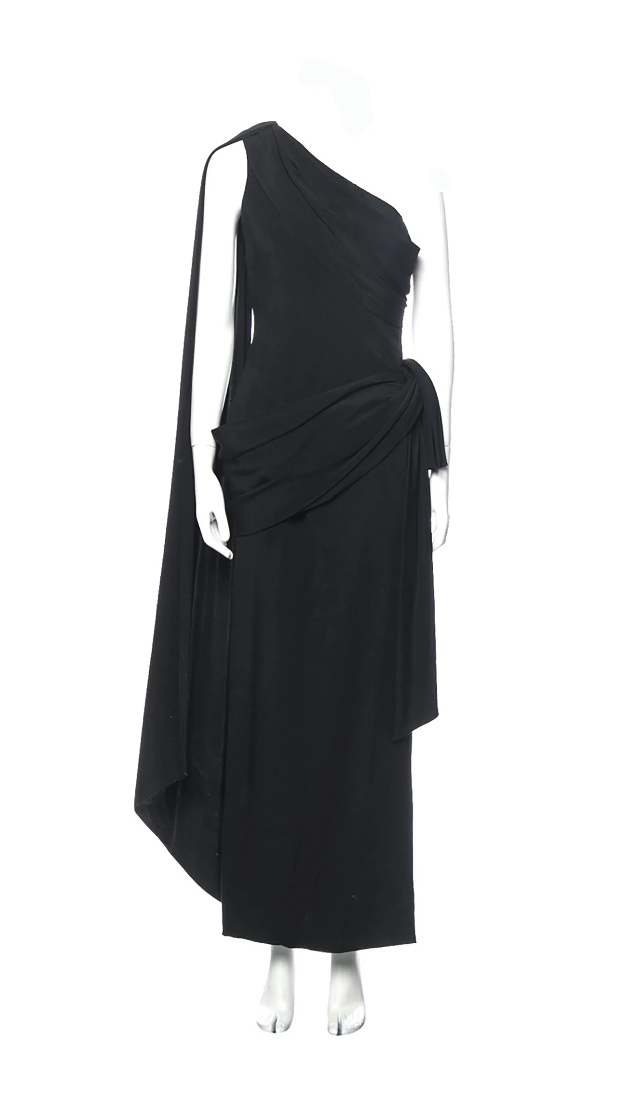 GIVENCHY Haute Couture One Shoulder Evening Gown