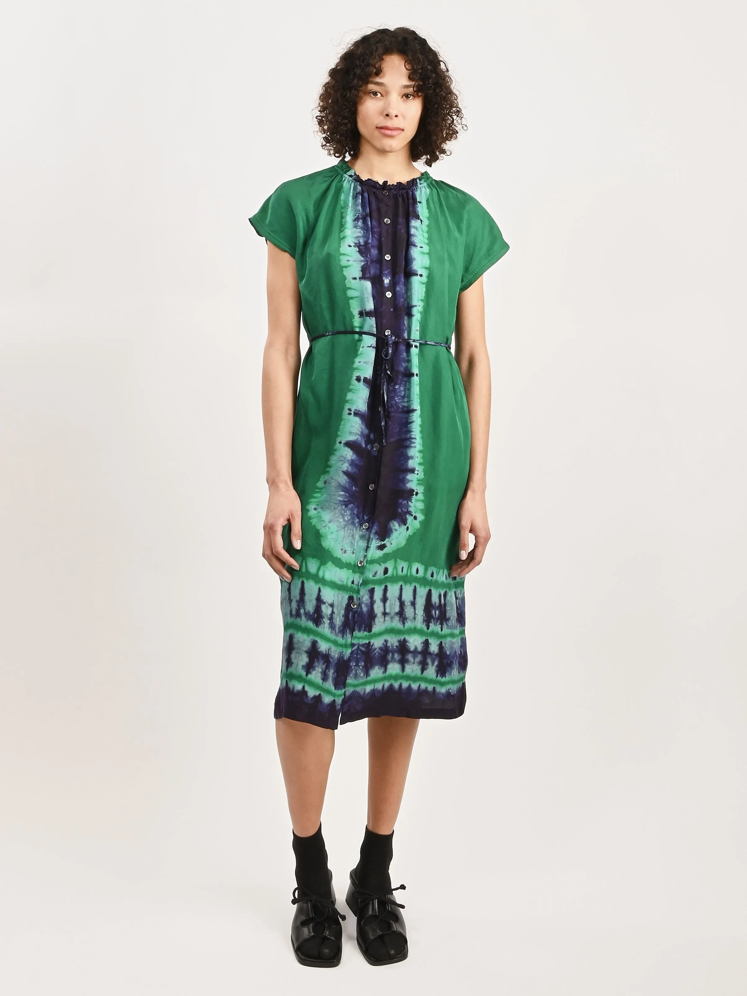 Green/Blue/Borderline Marceline Dress