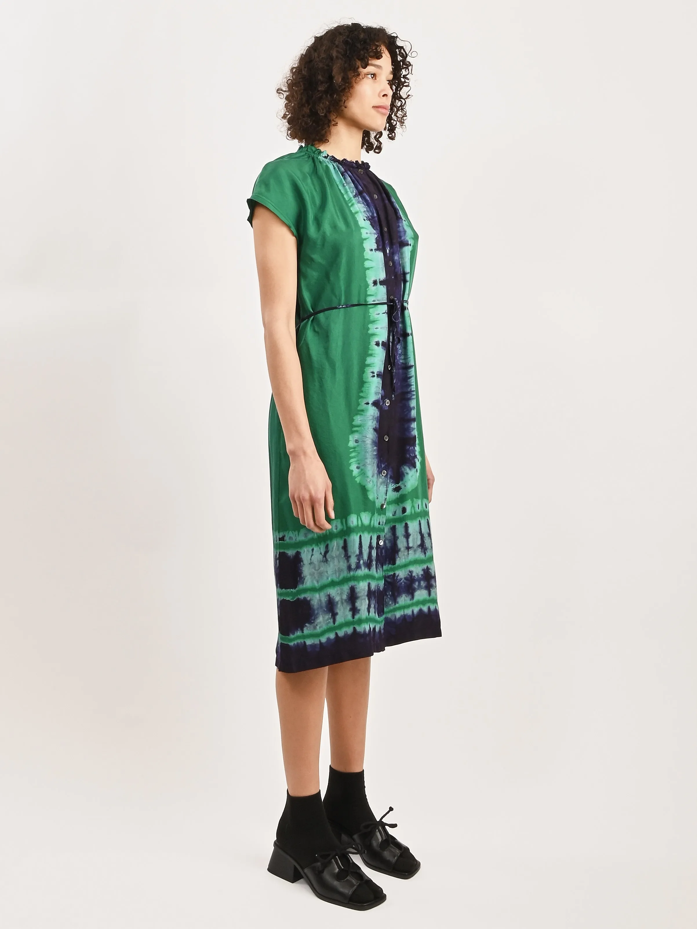 Green/Blue/Borderline Marceline Dress
