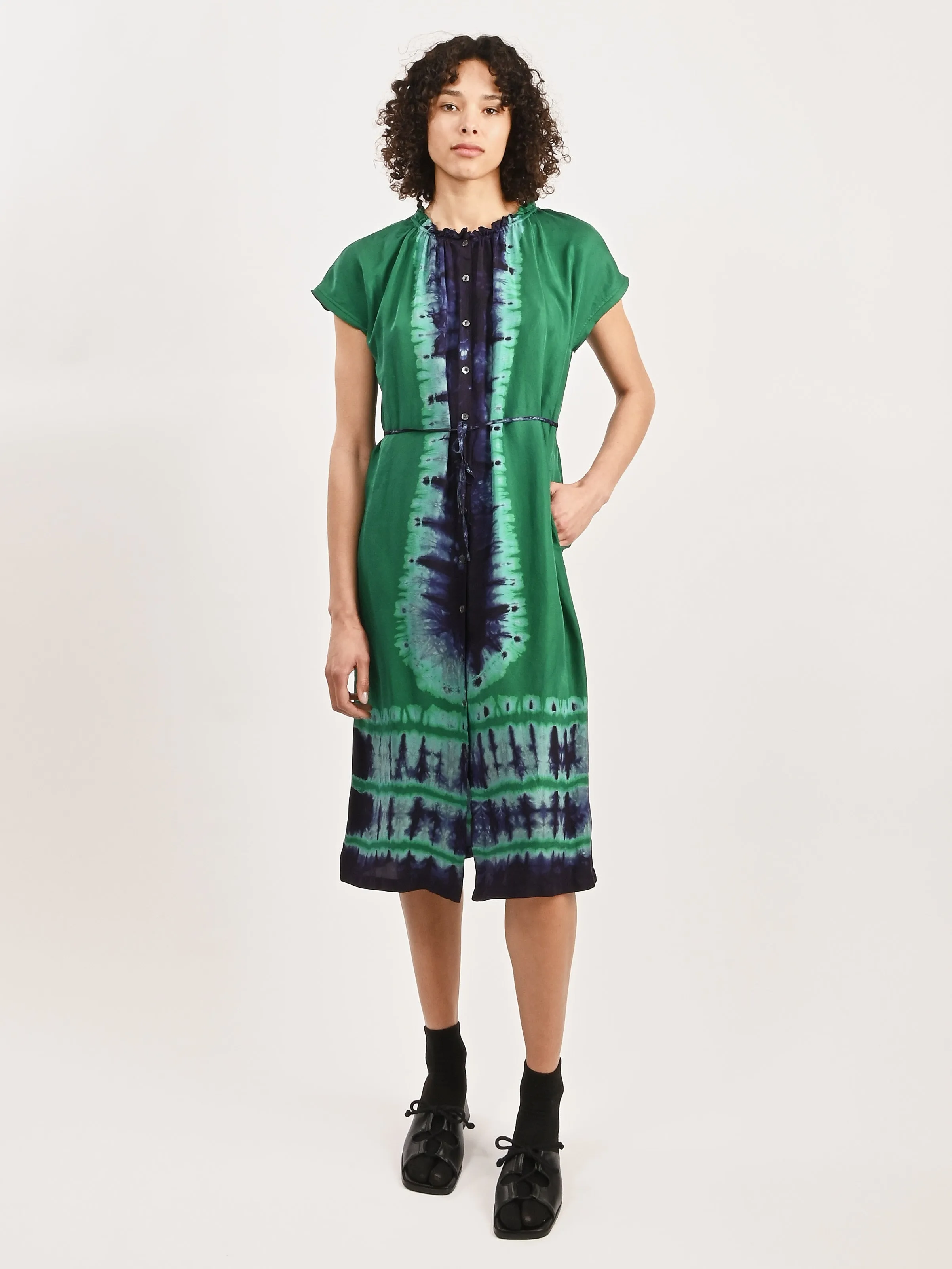 Green/Blue/Borderline Marceline Dress