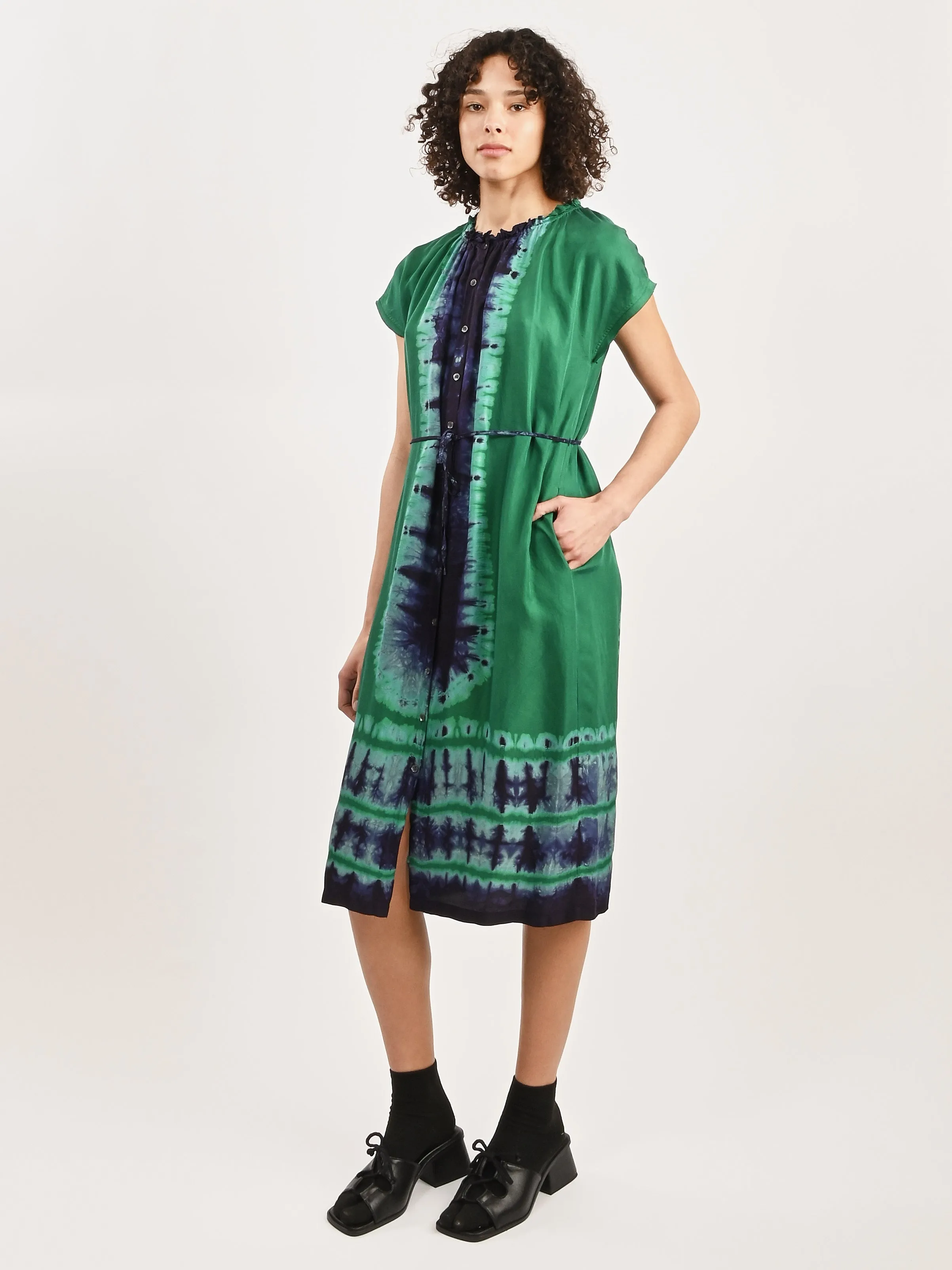 Green/Blue/Borderline Marceline Dress