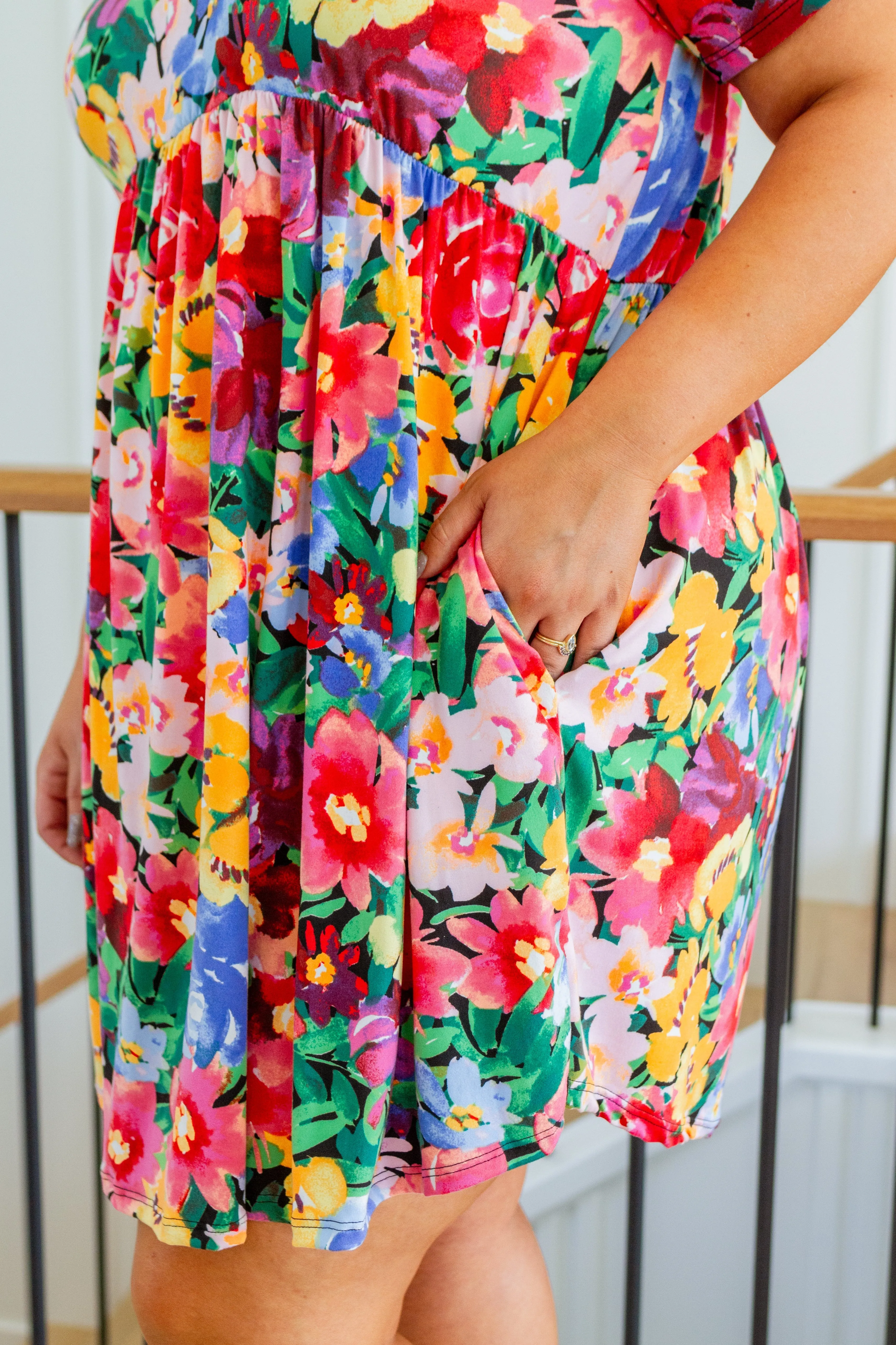 Hazel Blues® |  In The Garden Floral Dress