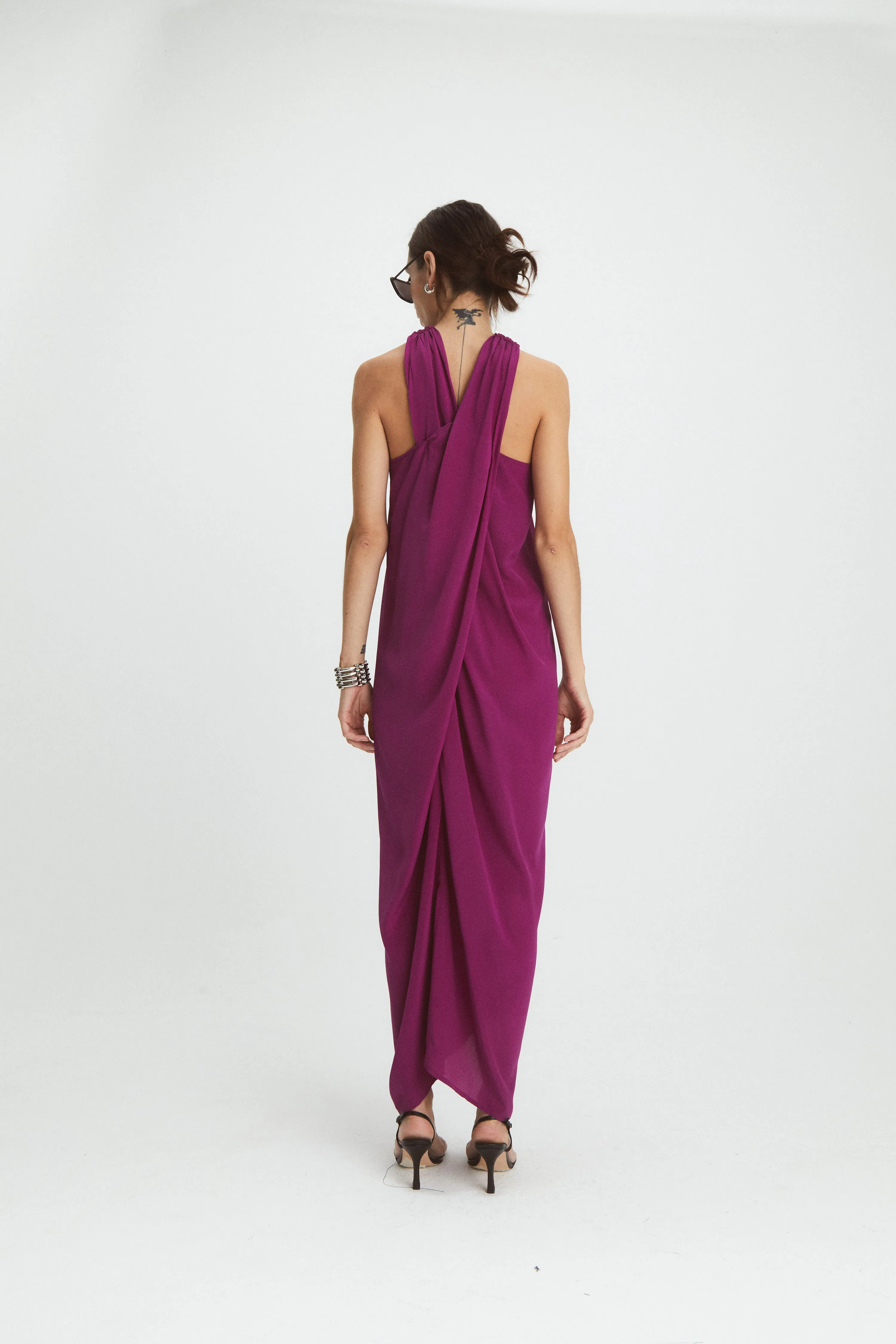 Huemel Wiltia Long Dress in Pink