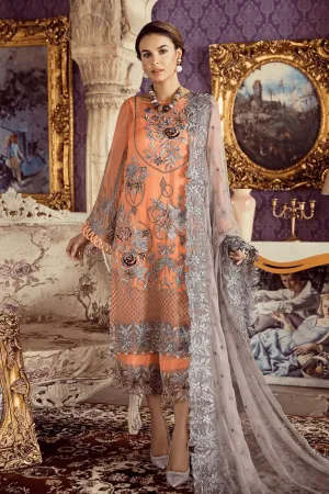 Indian Party Dress Beautiful Naranji Color  # P2200