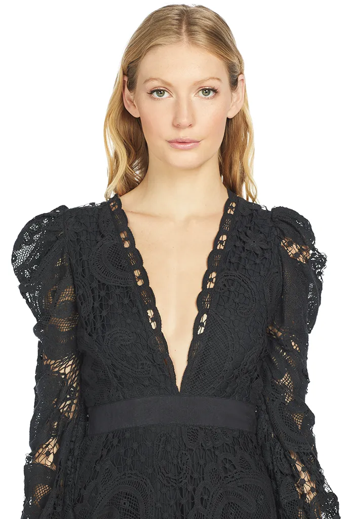 Janet Dress (Black Coffee)