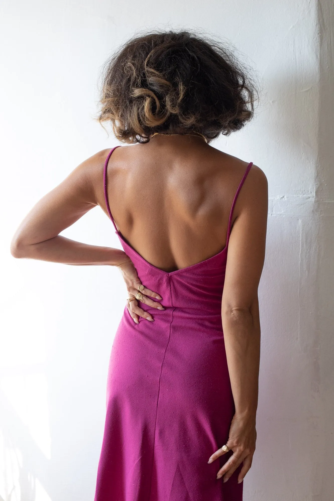 Jimi Dress, Raw Silk