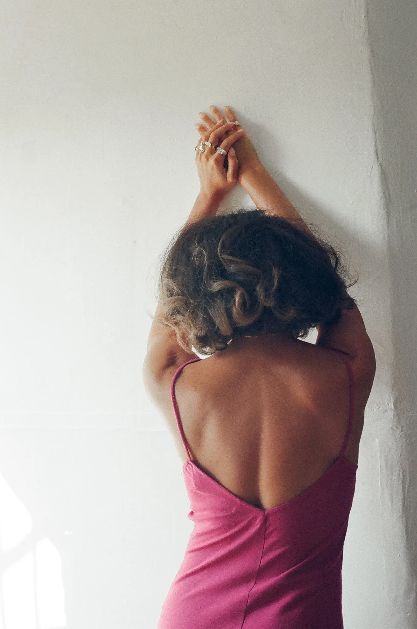Jimi Dress, Raw Silk