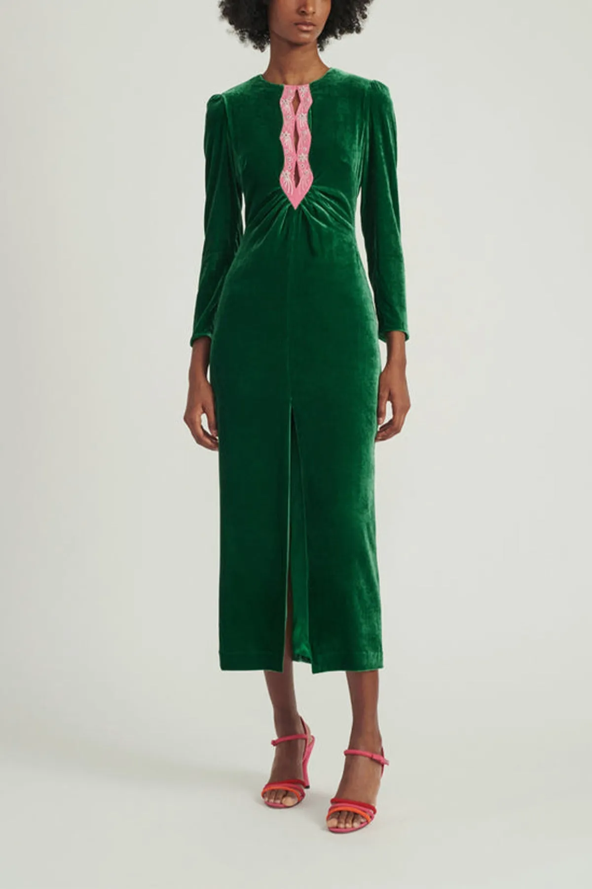 Jinx-C Dress in Bright Emerald