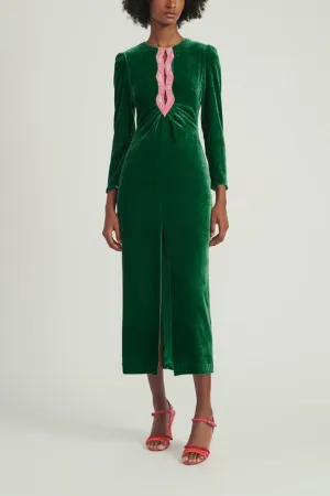 Jinx-C Dress in Bright Emerald
