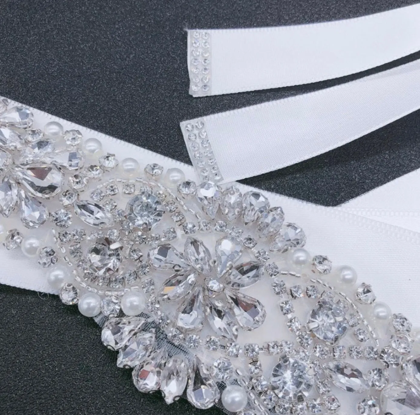 Just Add Sparkle Ribbon-Tie Belt