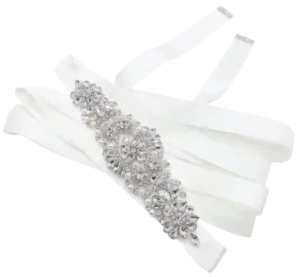 Just Add Sparkle Ribbon-Tie Belt
