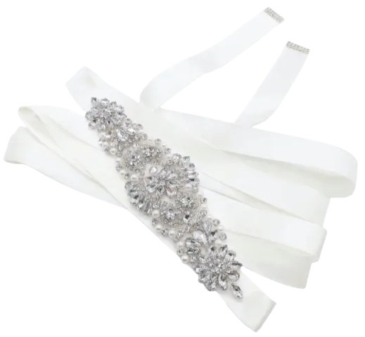 Just Add Sparkle Ribbon-Tie Belt
