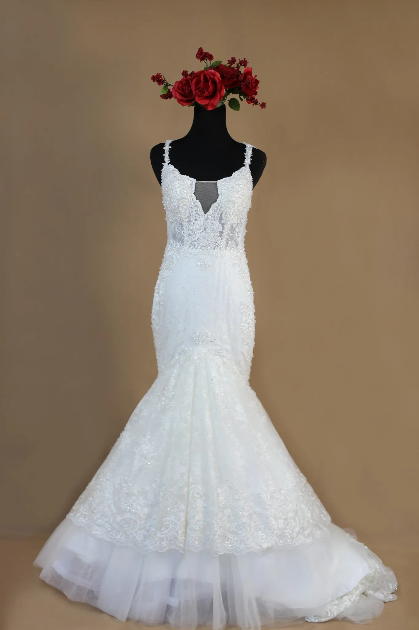 Lace Trumpet Wedding Dress (#Taleesha)