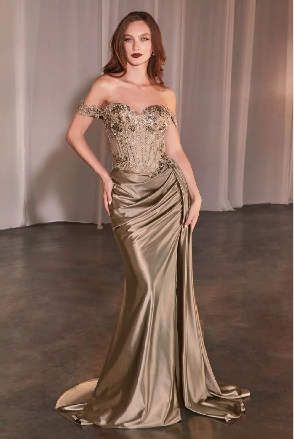 LaDivine by Cinderella Divine Evening Gown CD803