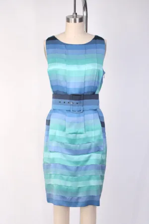 Laura Biagiotti Silk 3D Geometric Dress