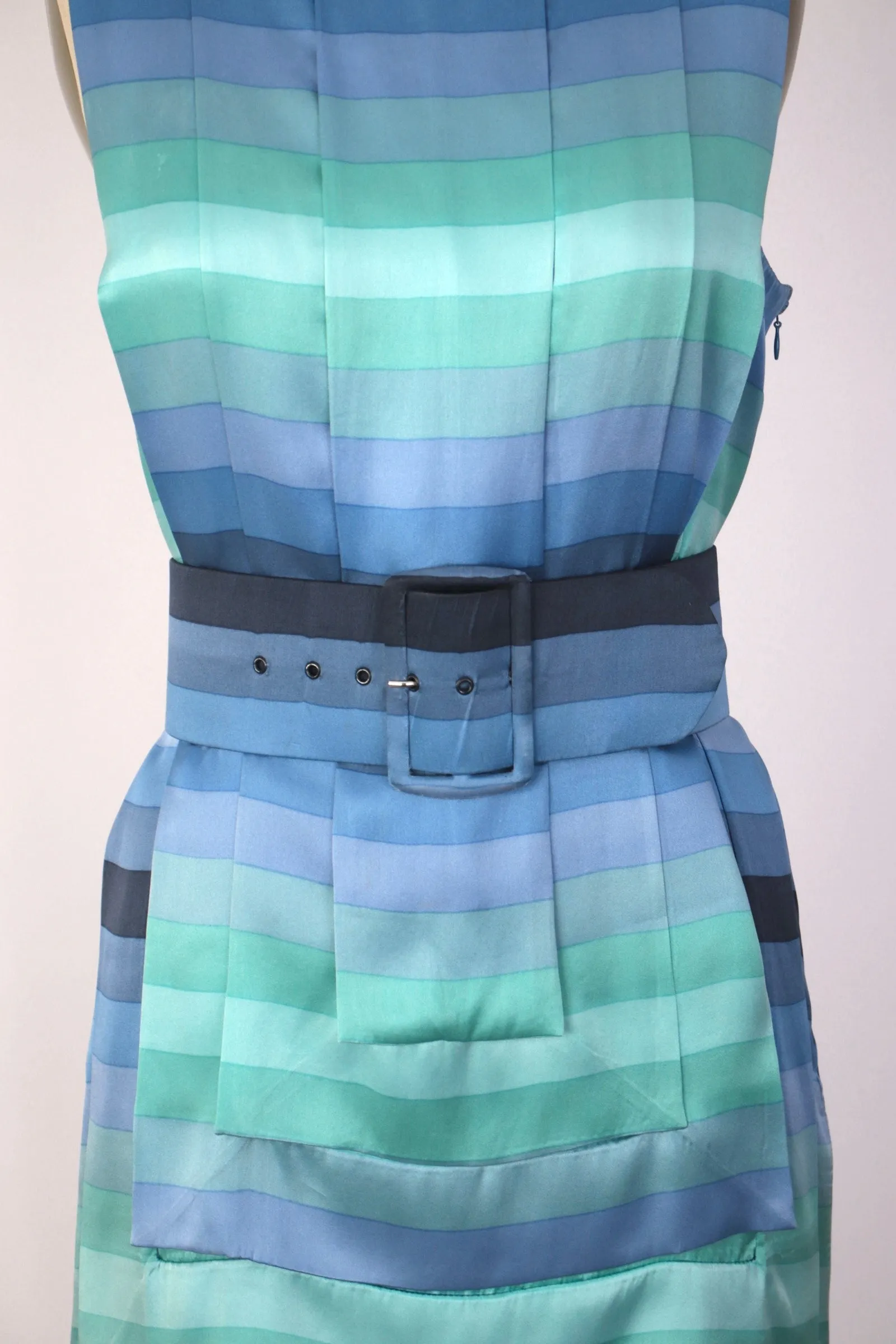 Laura Biagiotti Silk 3D Geometric Dress