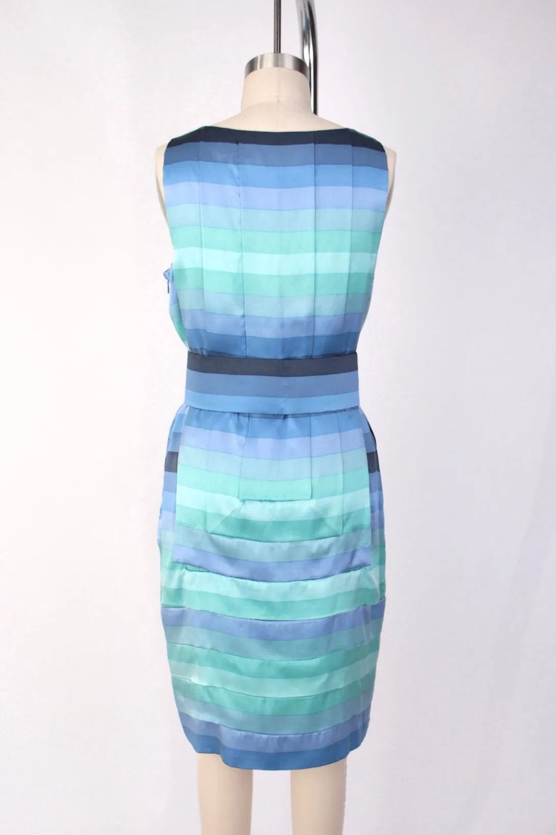 Laura Biagiotti Silk 3D Geometric Dress