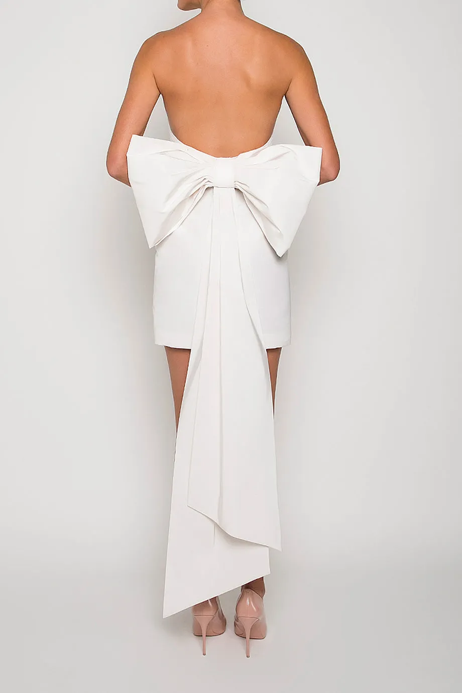 Lauren Silk Faille Mini Dress