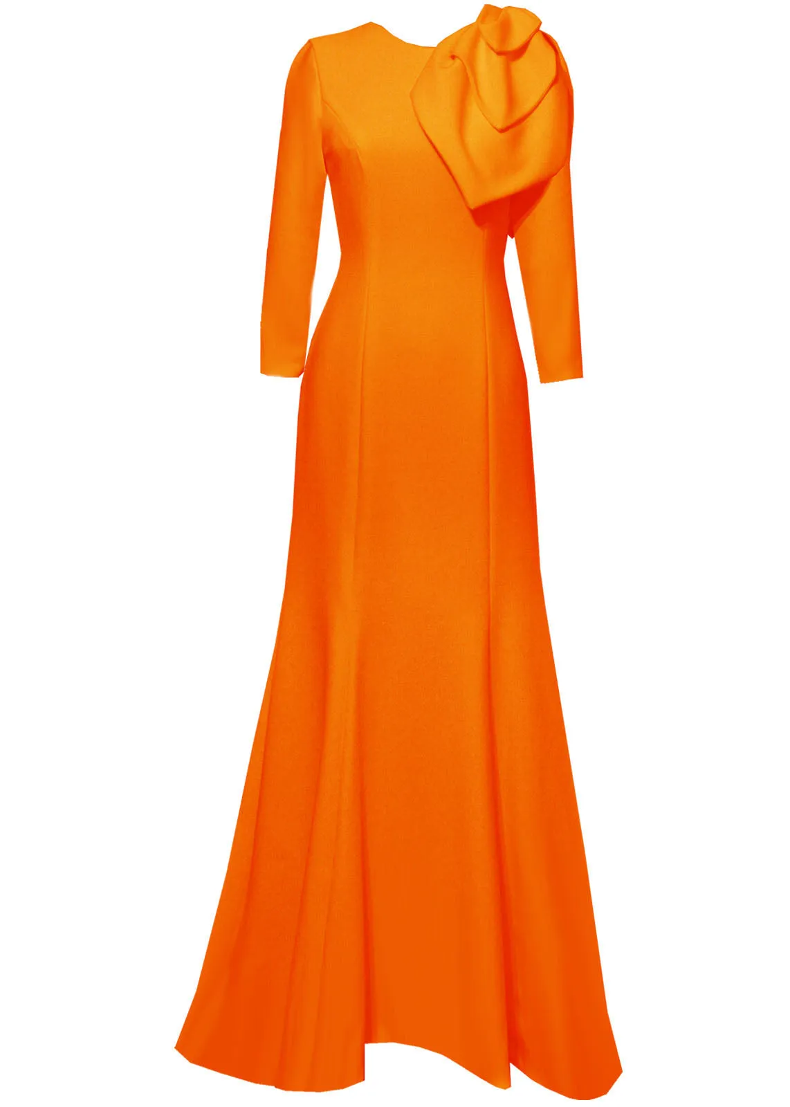 Lilinoe Light Blue Gown with Sleeves