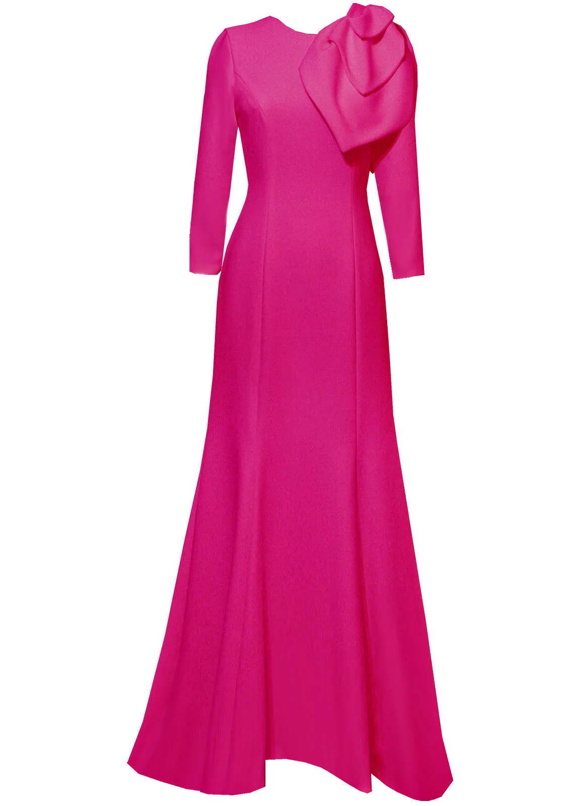 Lilinoe Light Blue Gown with Sleeves