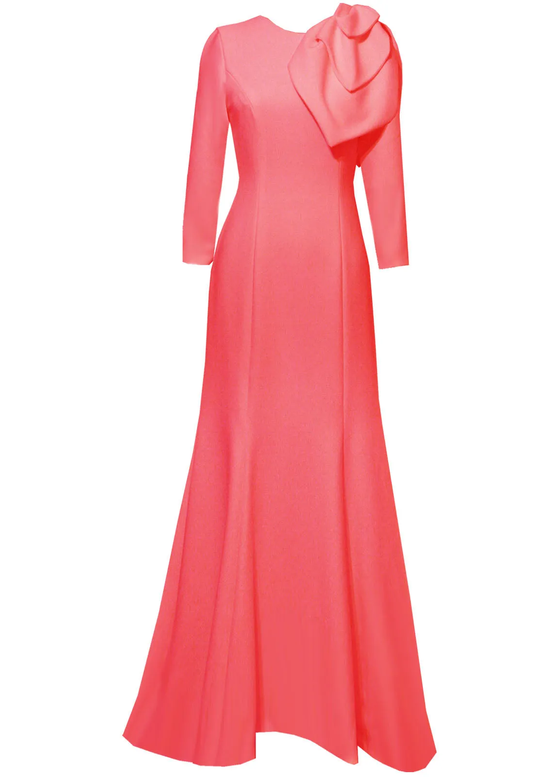 Lilinoe Light Blue Gown with Sleeves