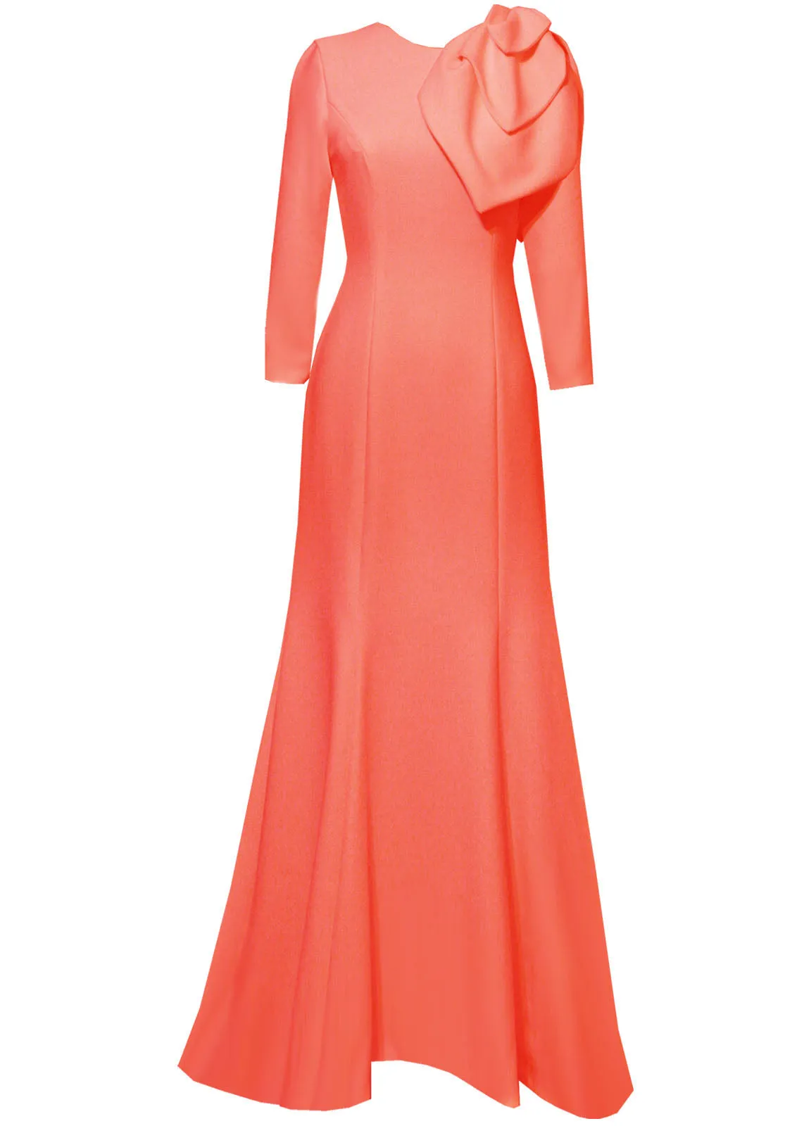 Lilinoe Light Blue Gown with Sleeves