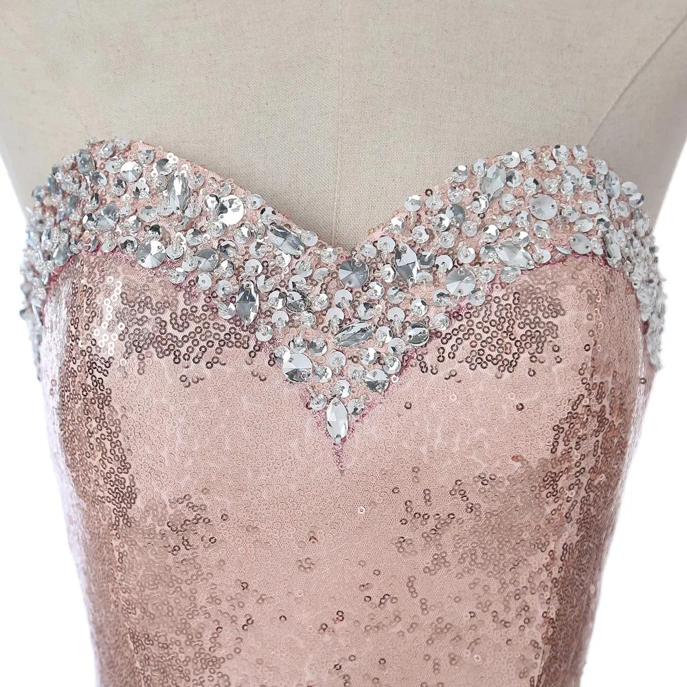 Long Prom Dresses, Sleeveless Prom Dresses, Mermaid Party Prom Dresses, Sequin Prom Dresses, Rhinestone Prom Dresses, Sexy Prom Dresses Online, LB0312