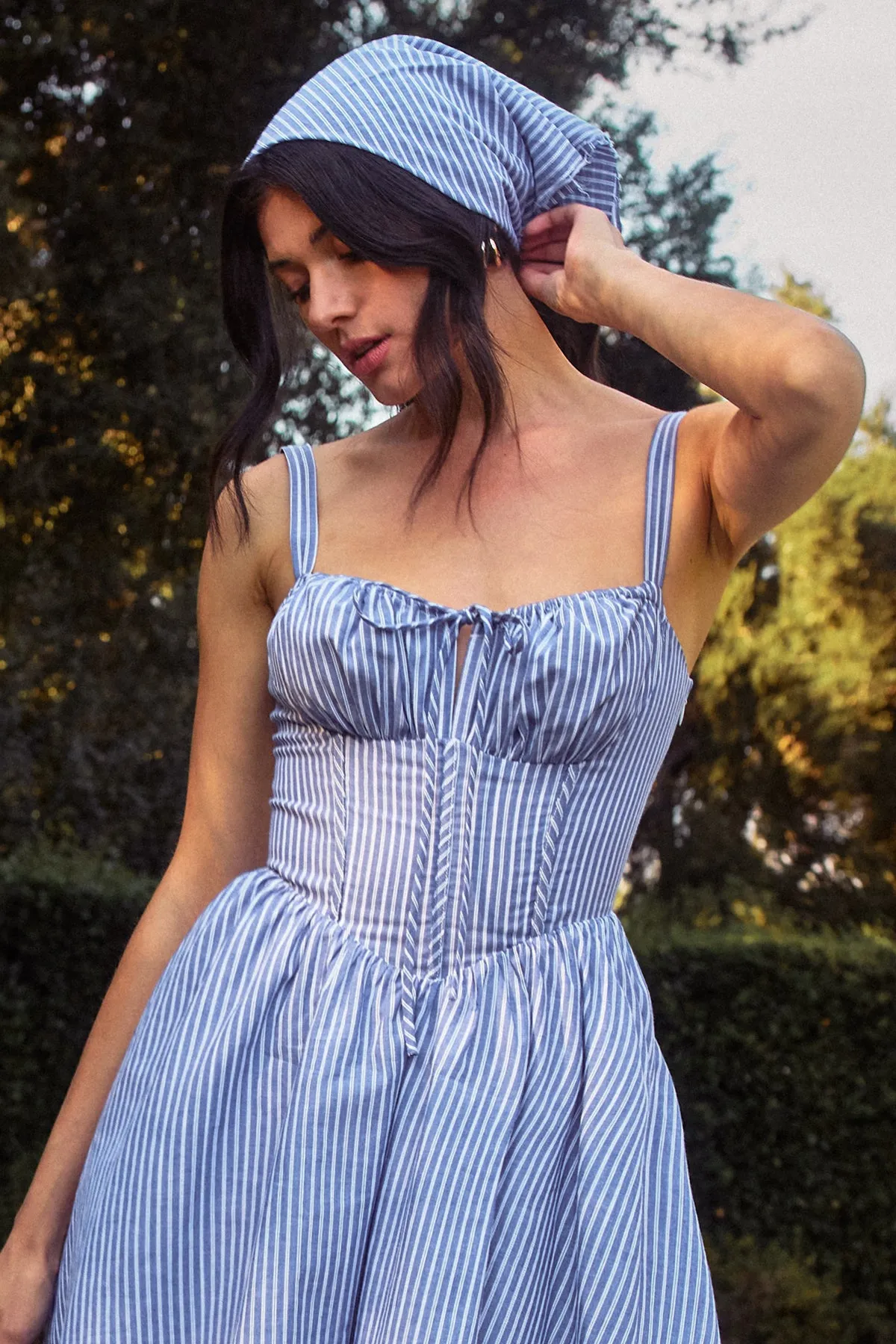 Maia Corset Sweetheart Mini Dress