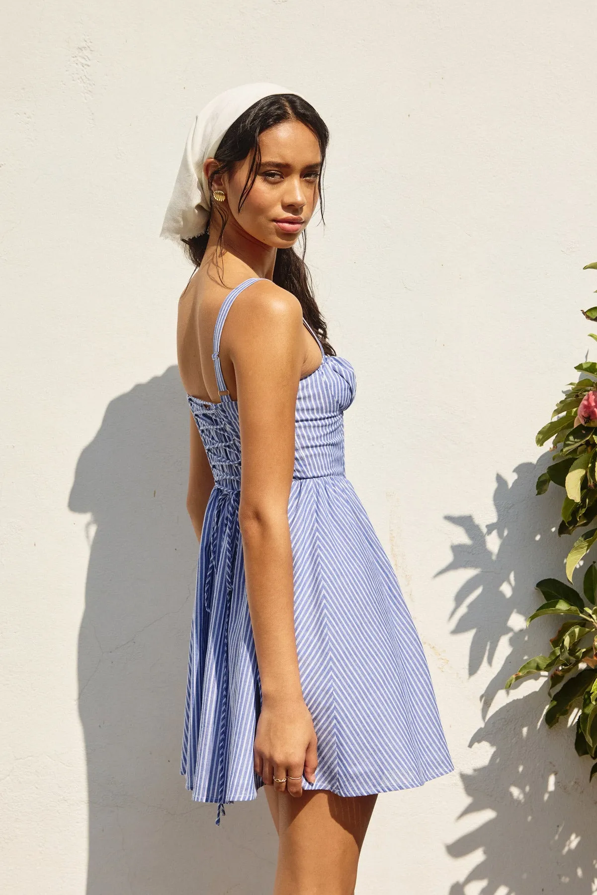 Maia Corset Sweetheart Mini Dress
