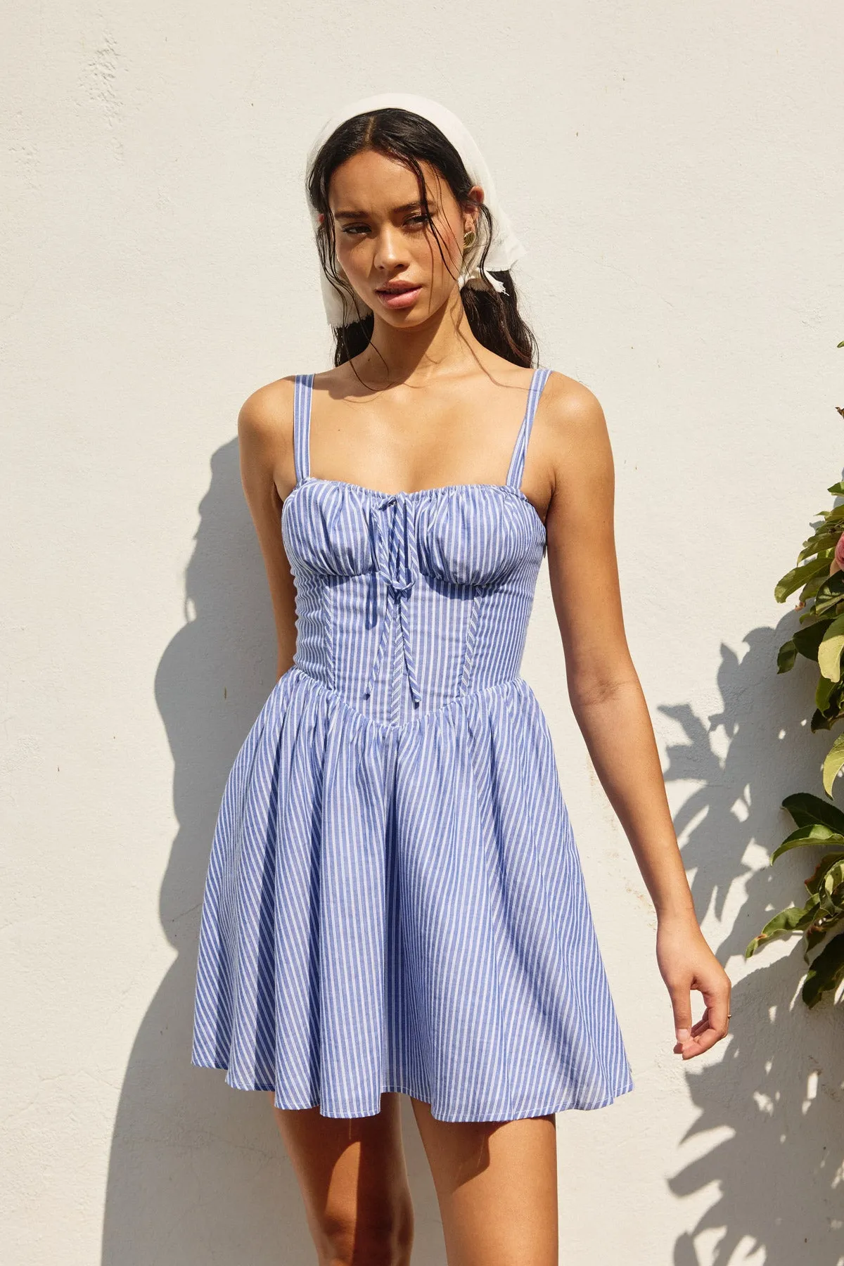 Maia Corset Sweetheart Mini Dress