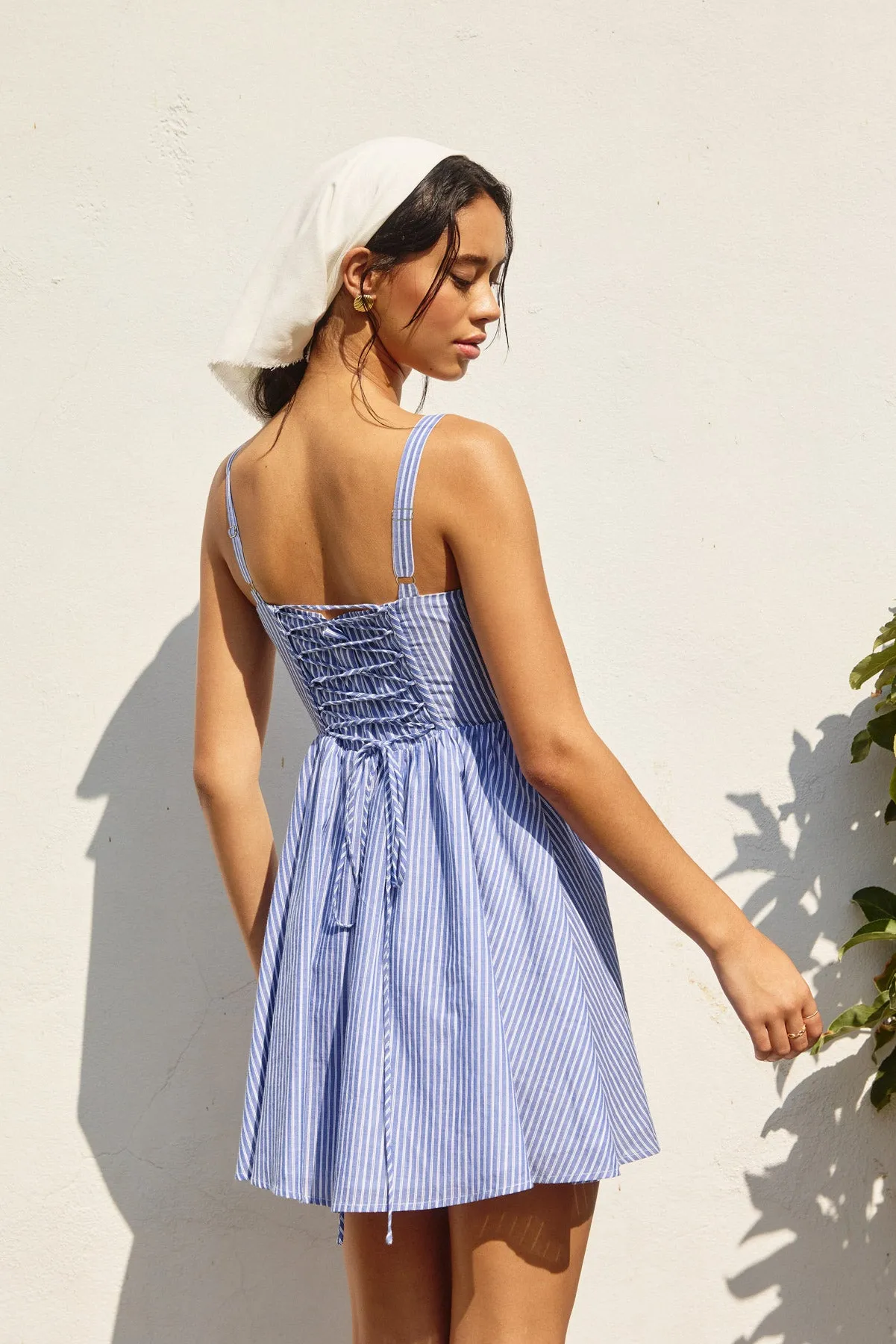 Maia Corset Sweetheart Mini Dress