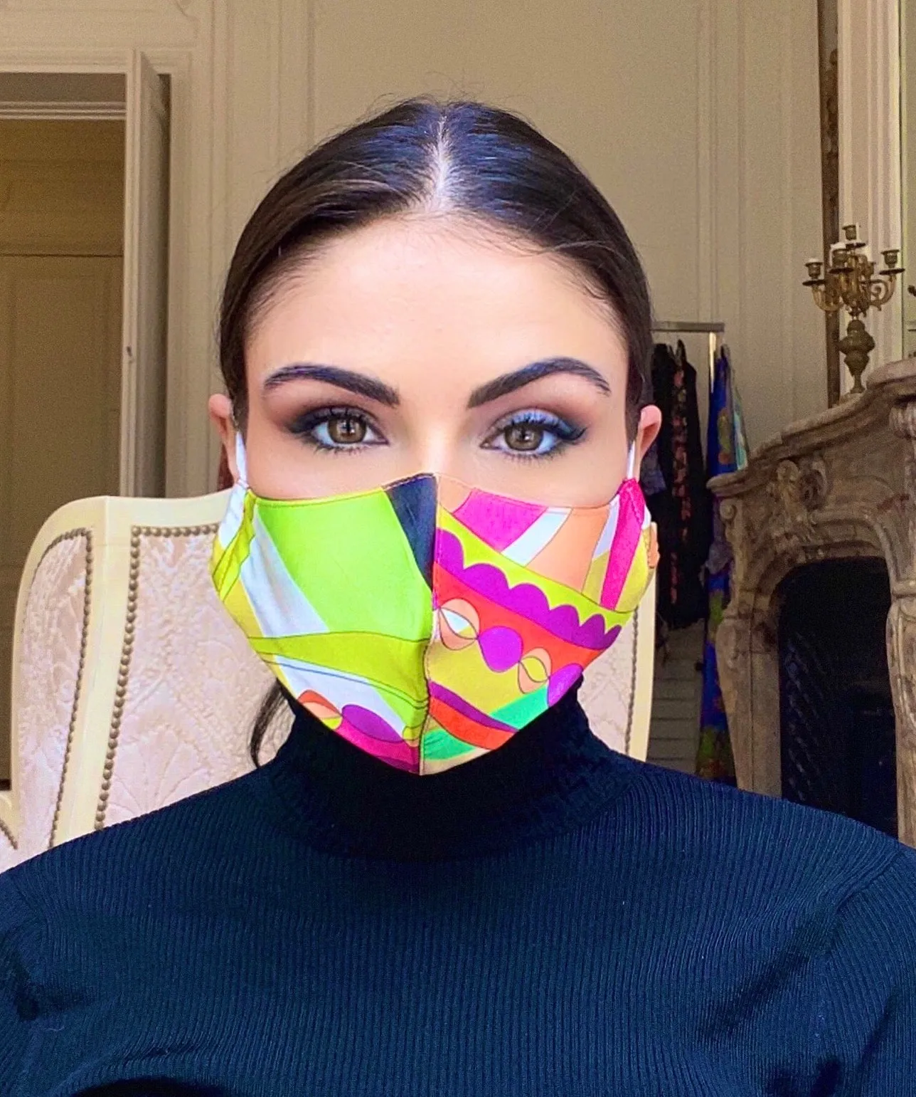 Mask - Multi Color Silk Mask