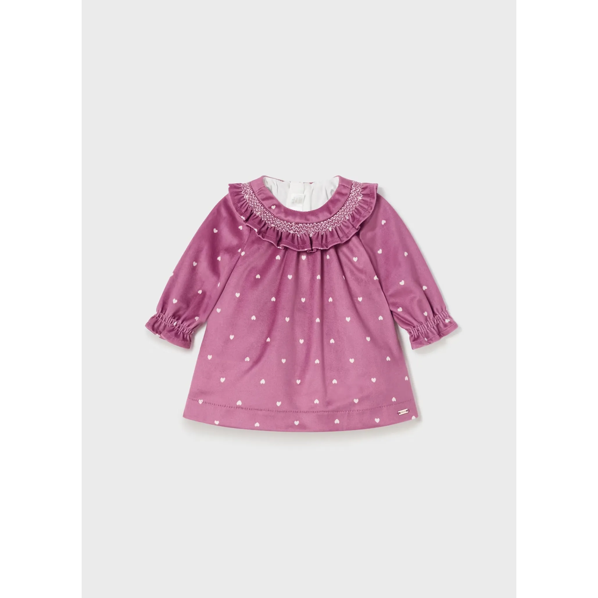 Mayoral Mauve Velvet Dress