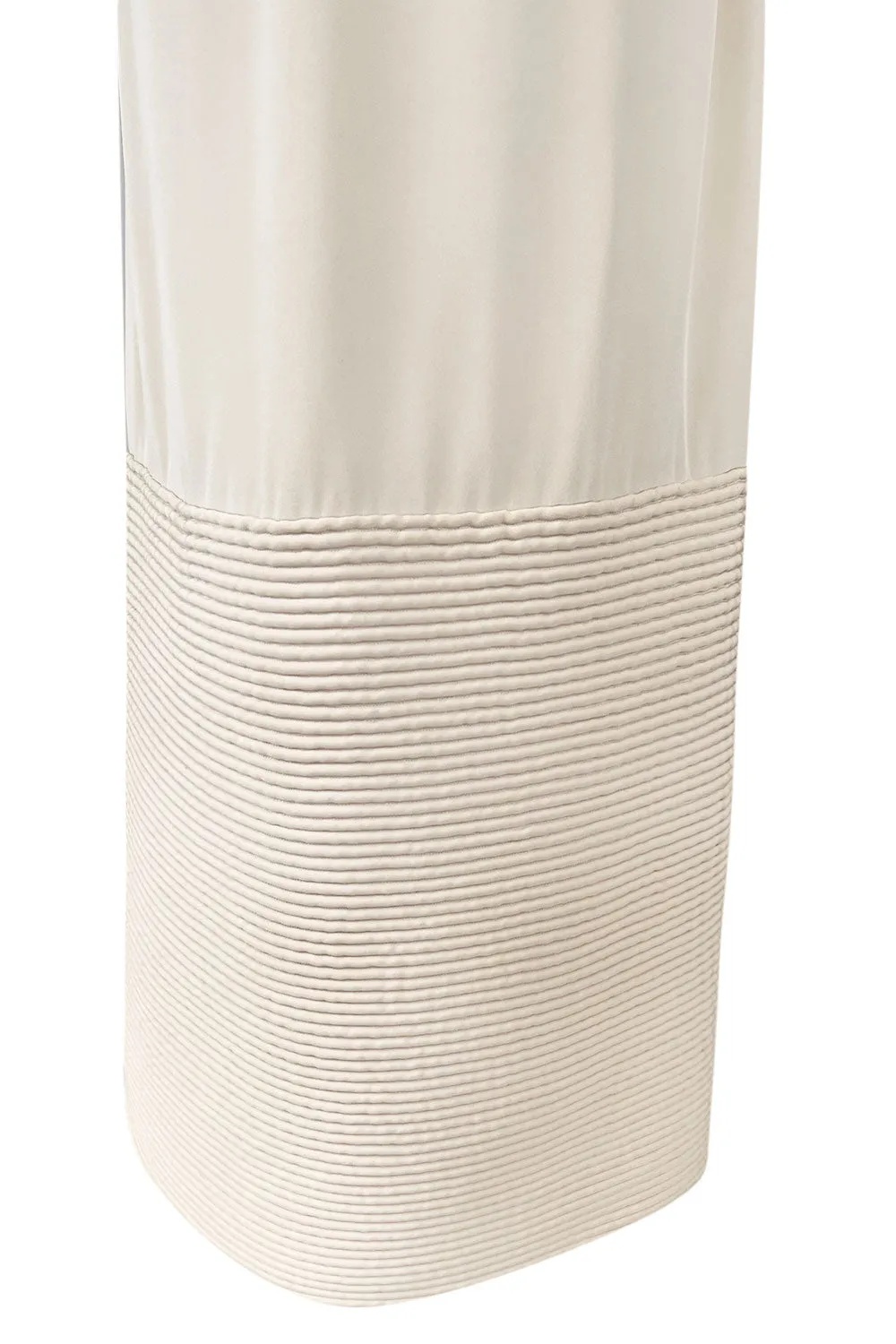 Mid 1950s to Early 1960s Christian Dior Demi-Couture Ivory Silk Strapless Dress & Stole