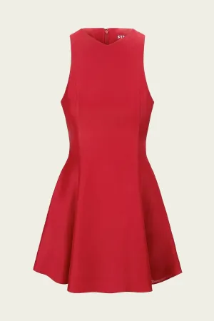Mini Heike Dress in Rouge