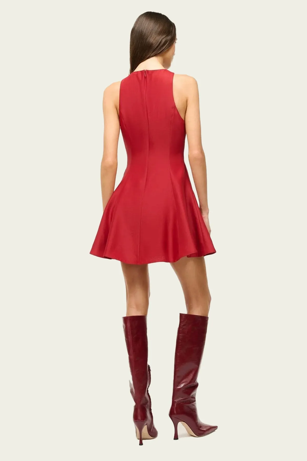 Mini Heike Dress in Rouge