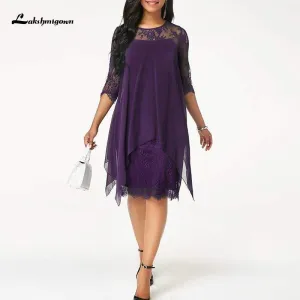 Mother of The Bride Dresses for Wedding Knee Length