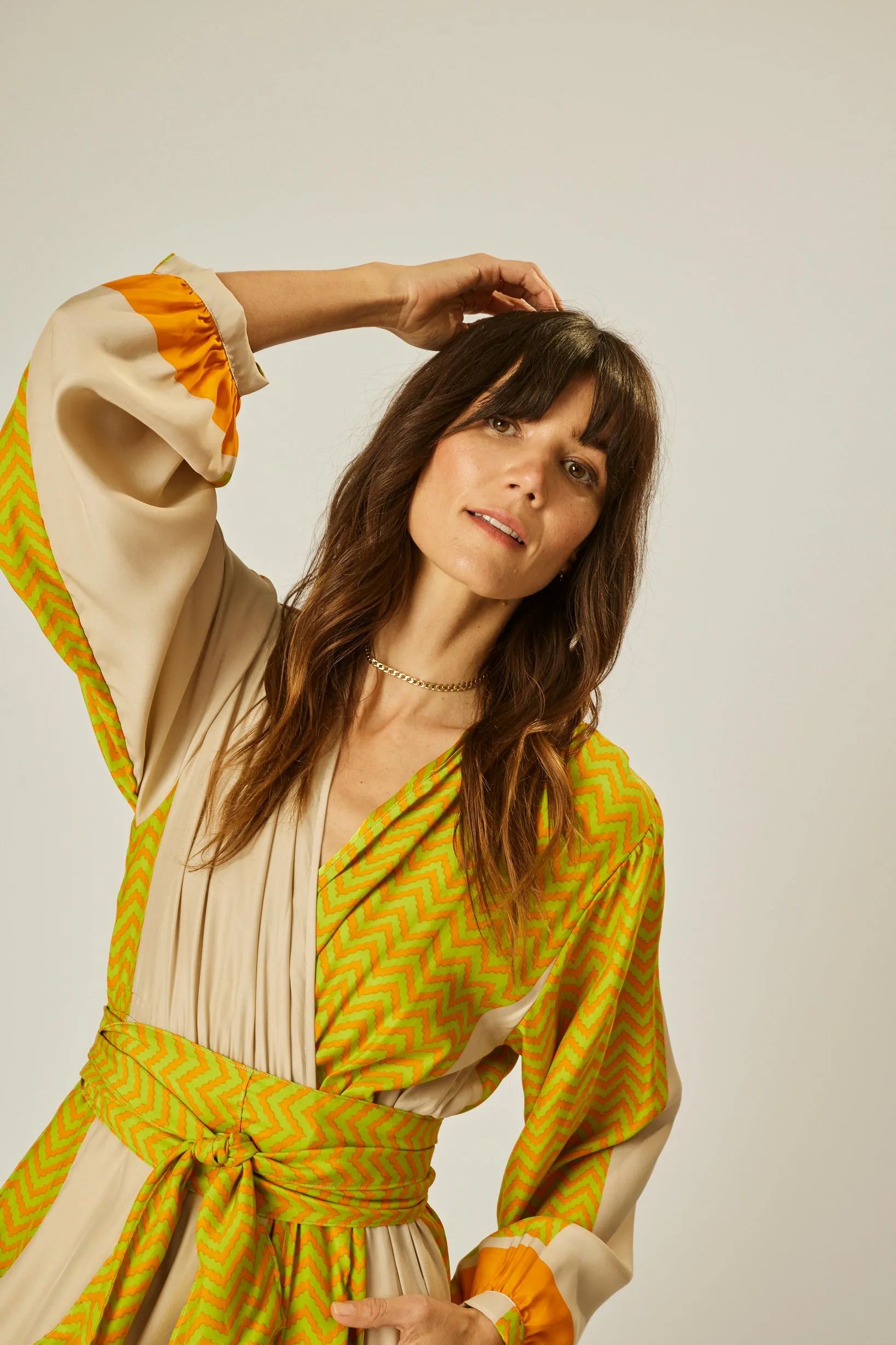 NICO L/S MAXI WITH SASH