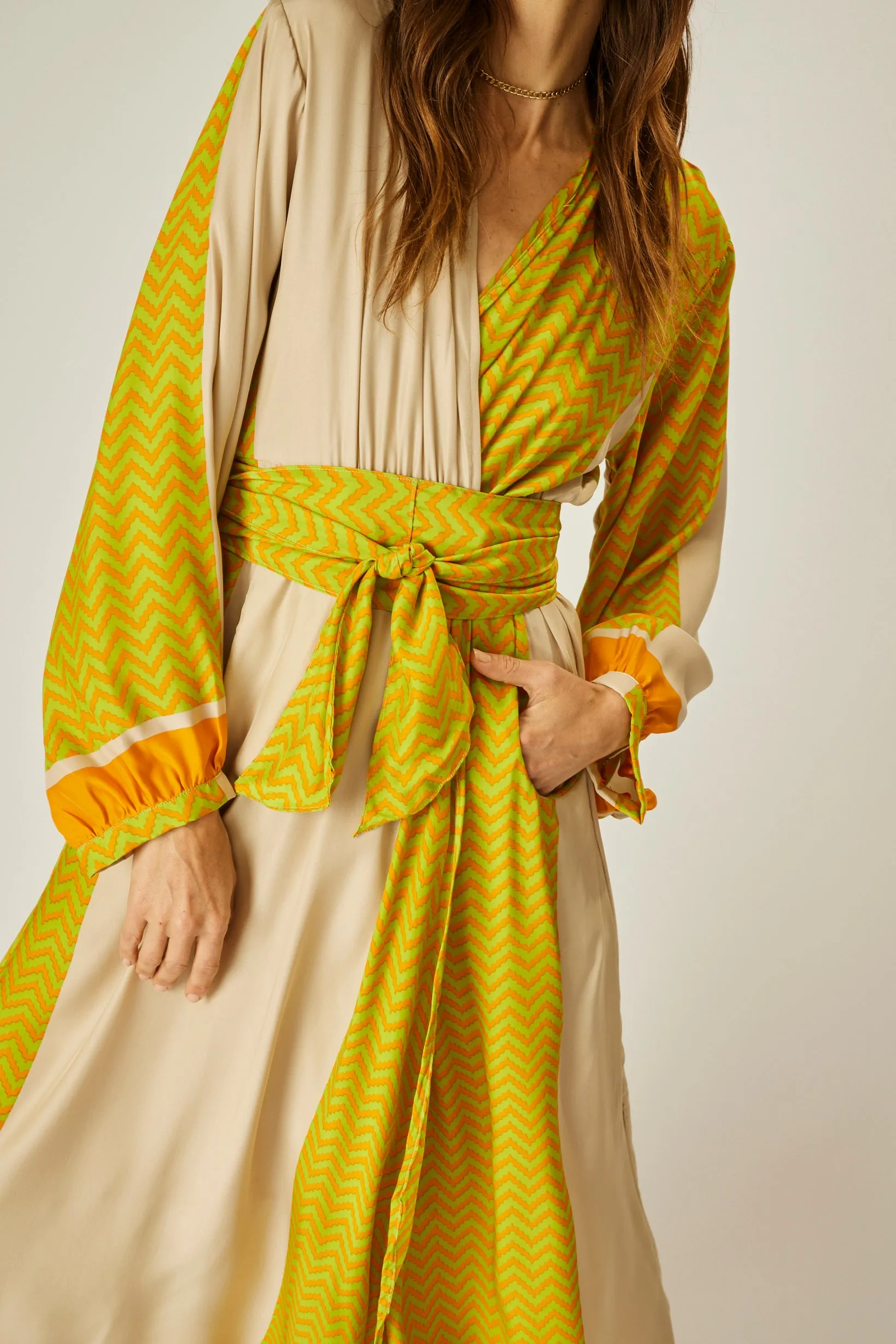 NICO L/S MAXI WITH SASH
