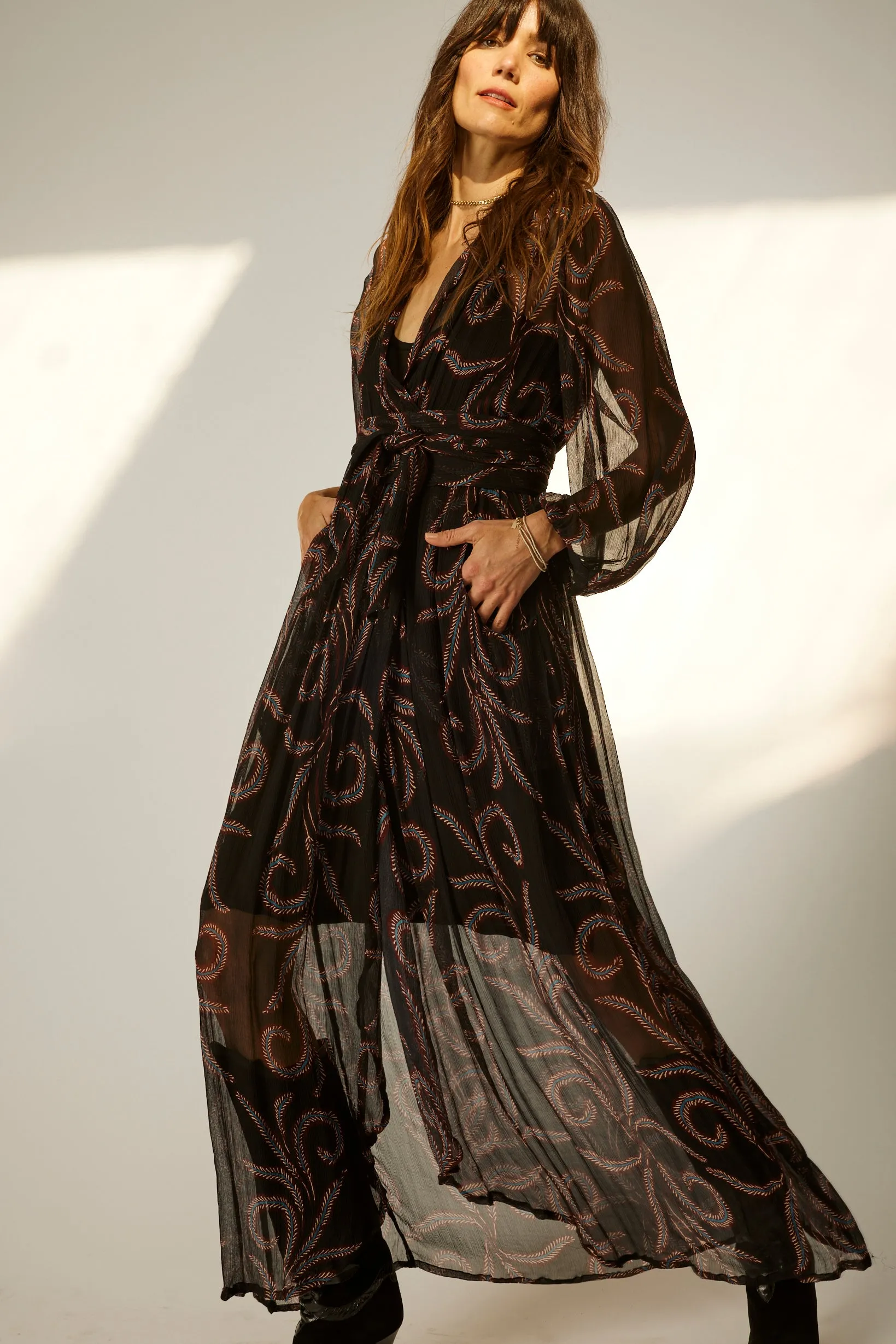 NICO L/S MAXI WITH SASH