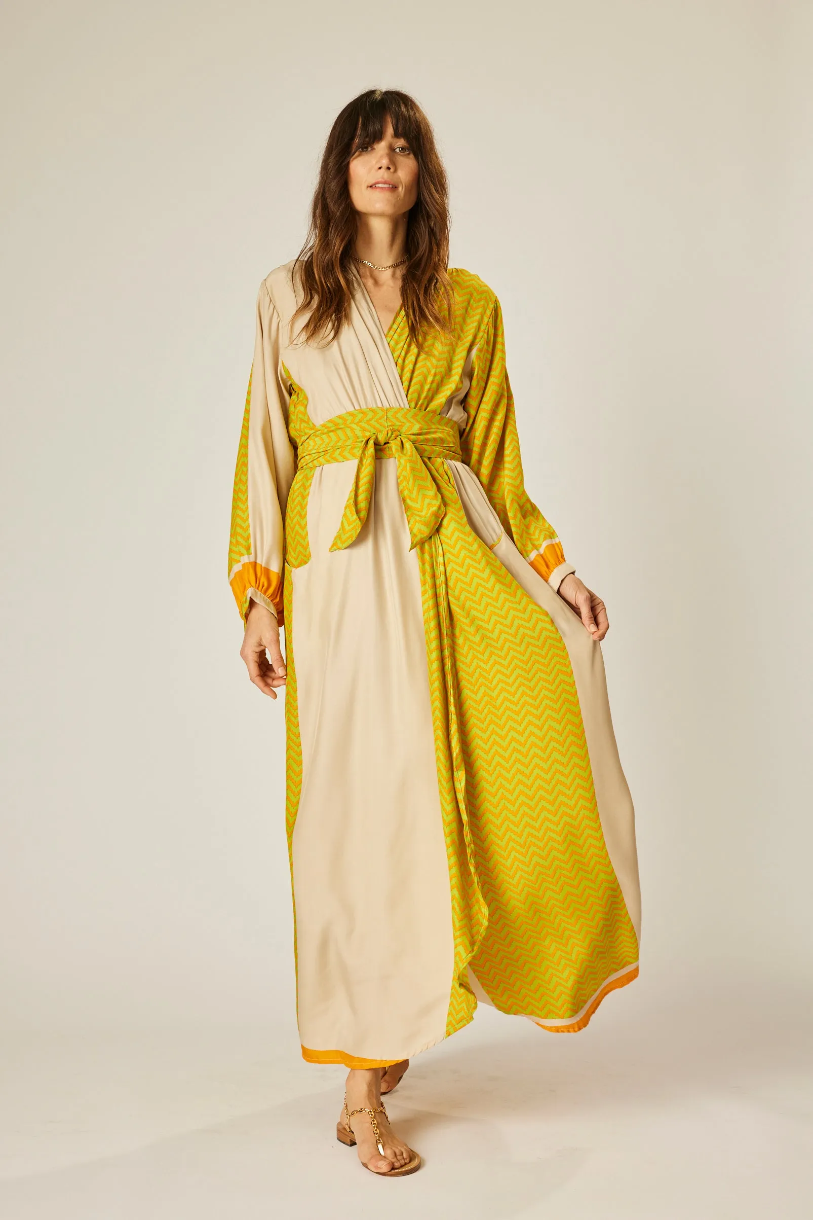 NICO L/S MAXI WITH SASH