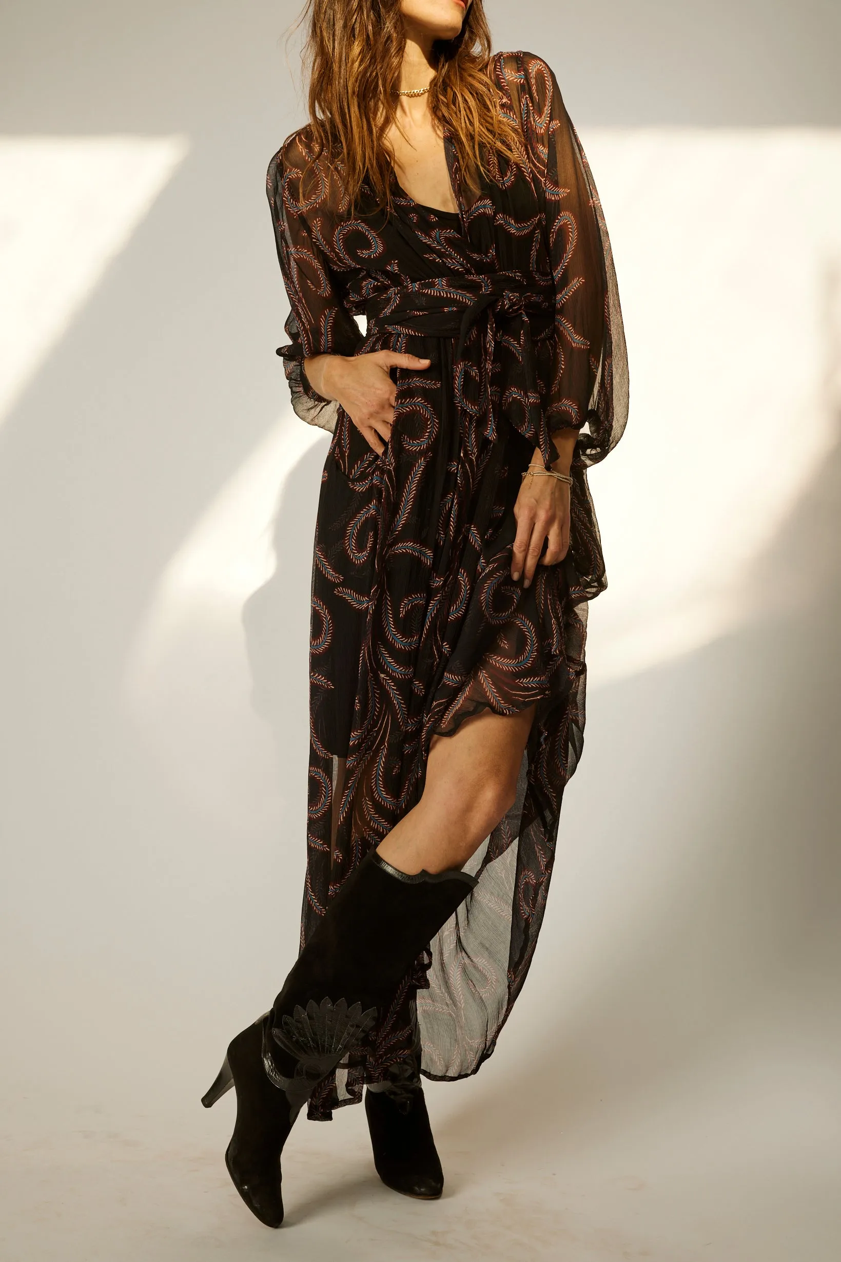 NICO L/S MAXI WITH SASH